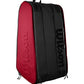 WILSON Clash V2 Super Tour Tennis Racket Bag - Red/Black, Holds up to 15 Rackets