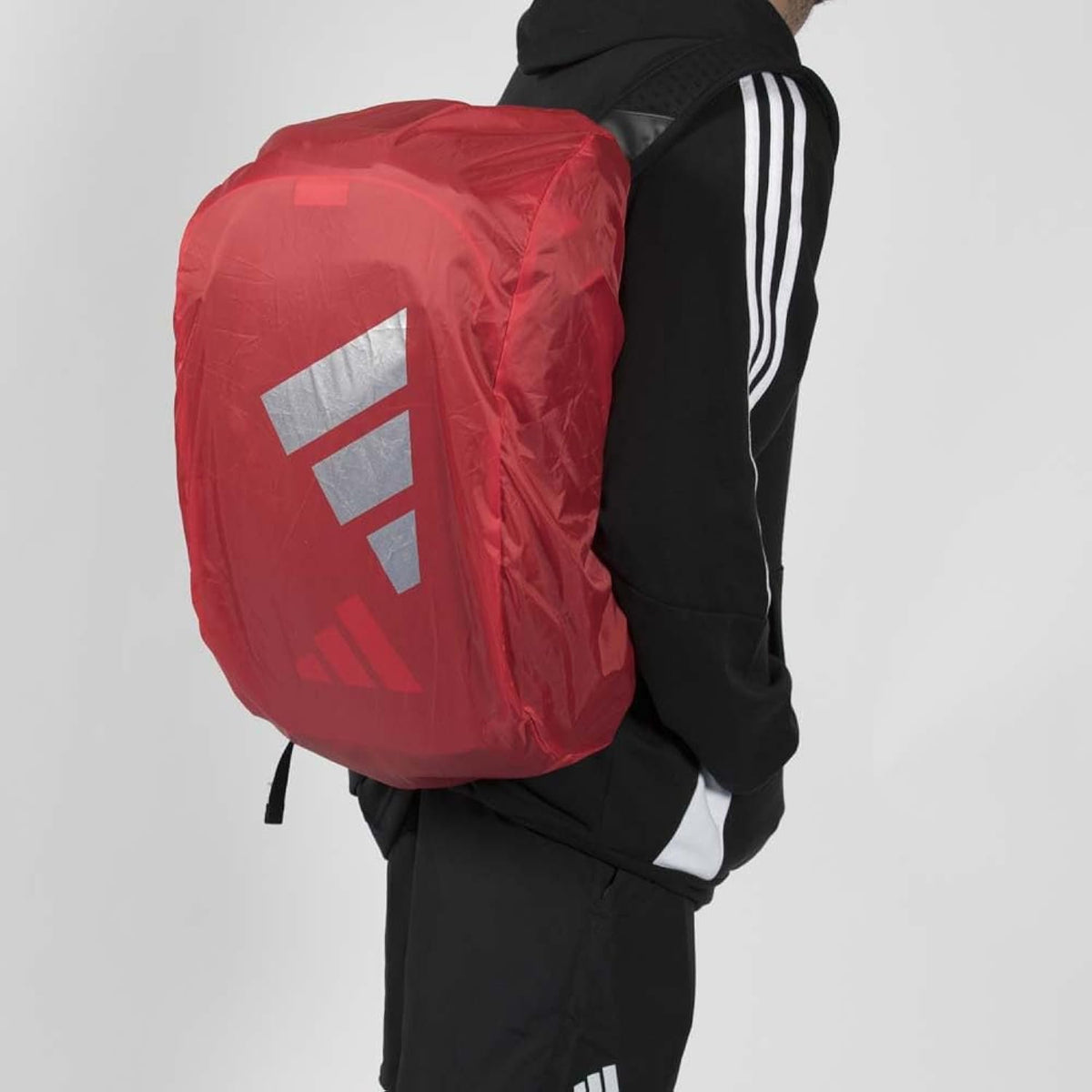 adidas MULTIGAME Backpack Black/Red - Paddle Sports Bag with Thermal Compartments