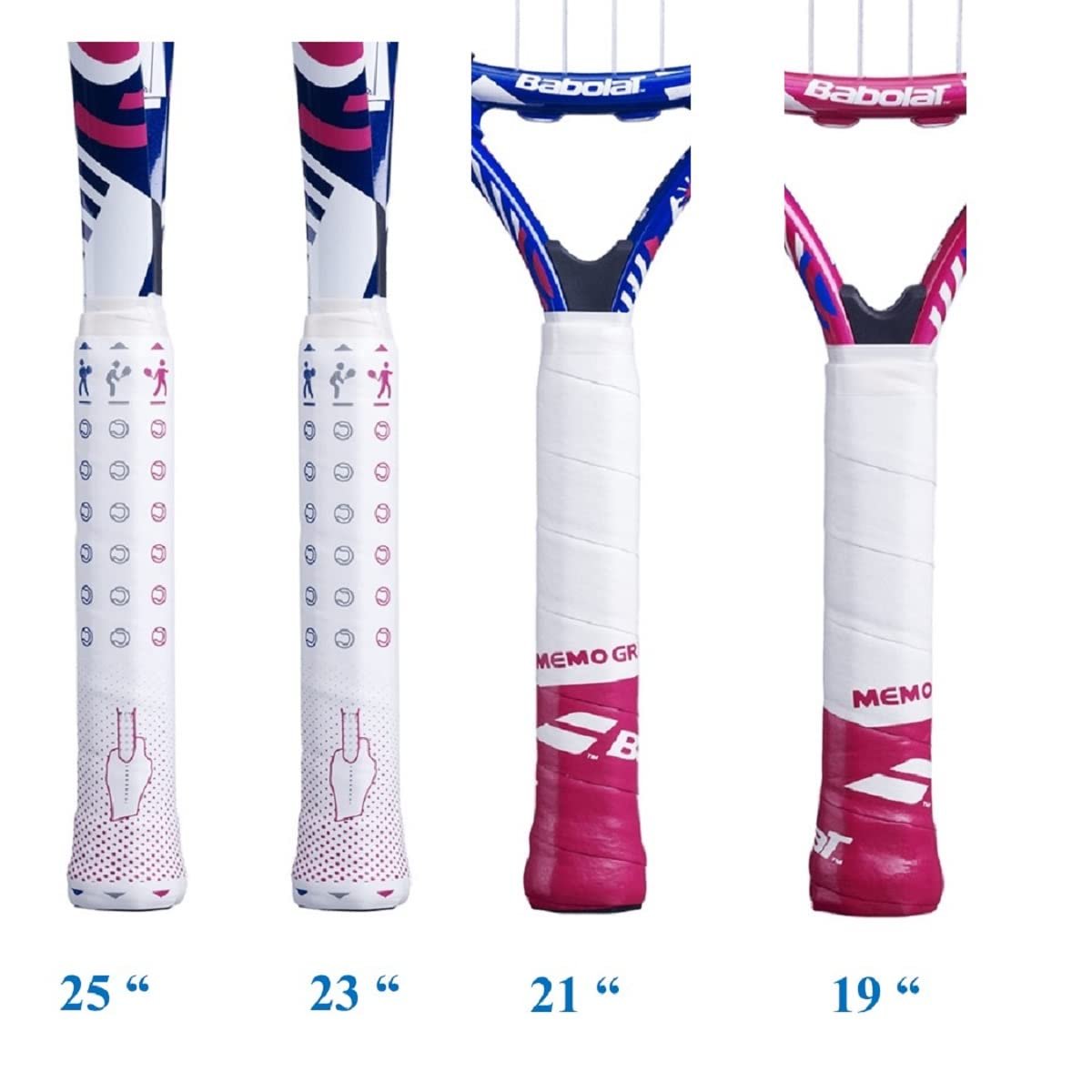 Babolat B’Fly Junior 23 Inch Tennis Racquet (White/Pink)