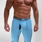 2UNDR Power Shift Long Leg Boxer Briefs Light Blue Small