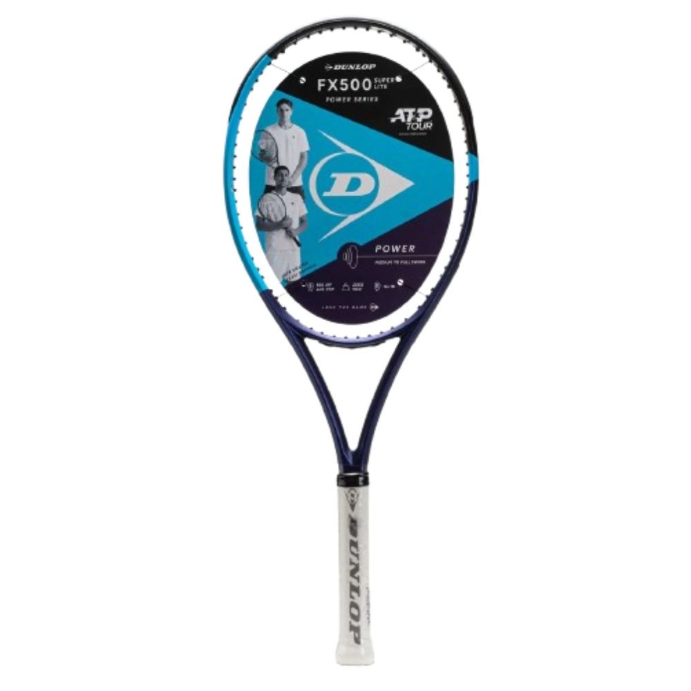 Dunlop Sports FX500 Super Lite Tennis Racket, Blue/Black V26