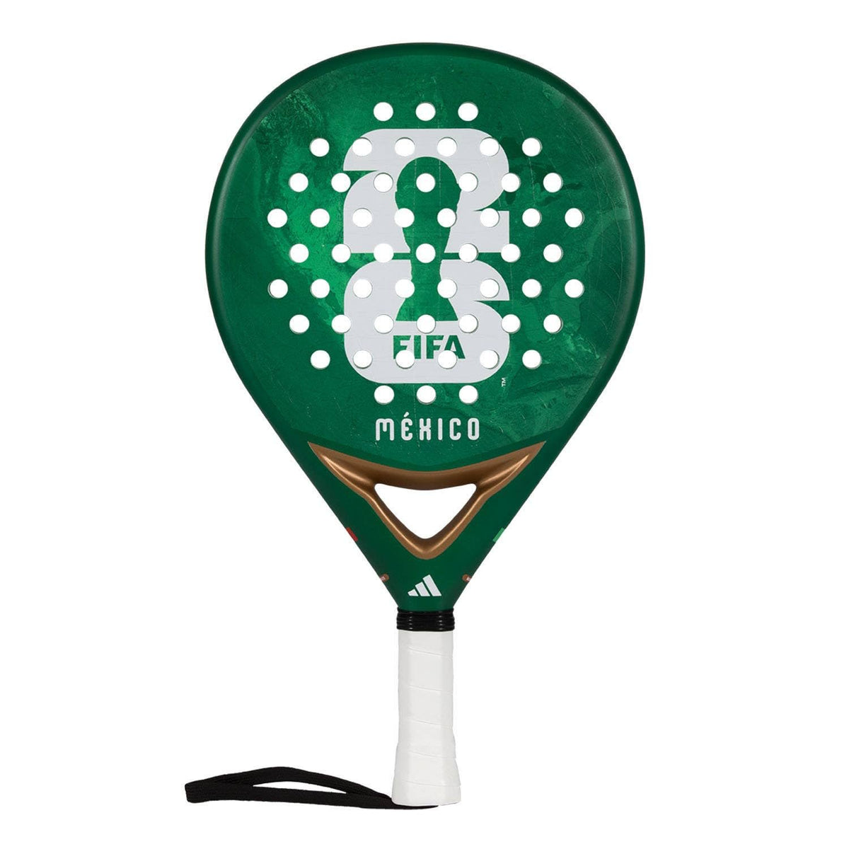 adidas Mexico WC 2026 Padel Racket with Fiberglass Frame