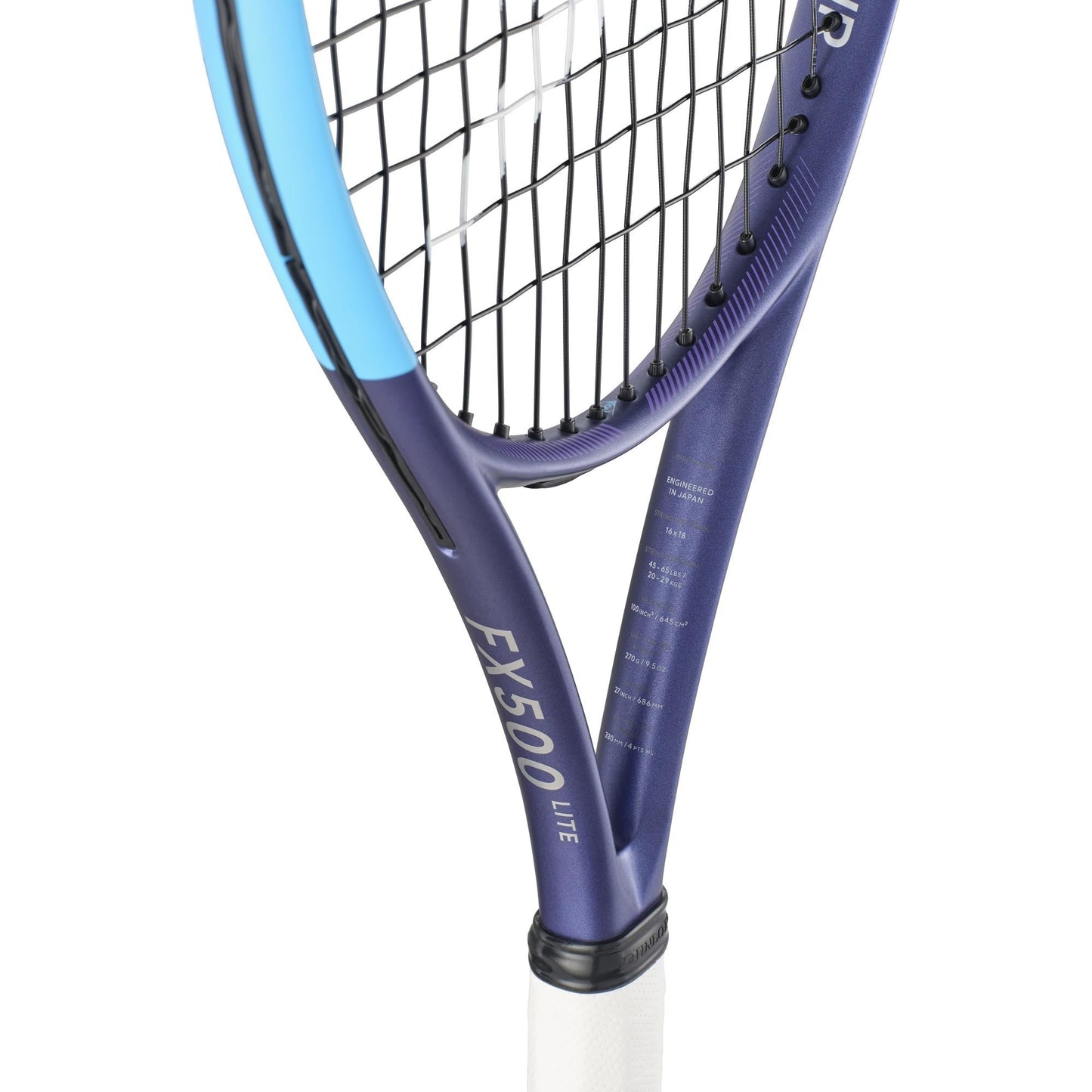 Dunlop Sports FX500 LITE Tennis Racket, Blue/Black V26