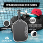 Diadem Warrior Edge Pickleball Paddle | Etched Carbon Face for Max Spin, 16mm Aero Guard, Comfort Max Grip, 16mm Honeycomb Core, Midweight 8oz | Indoor/Outdoor | USAPA Approved, Ghost