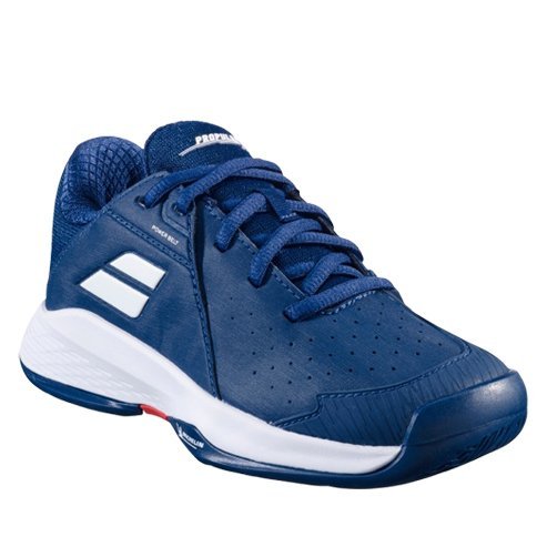 Babolat Junior Propulse 3 All Court Kids' Tennis Shoes, Estate Blue/White