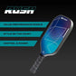 Diadem Rush Pickleball Paddle | USAPA Approved | Lightweight Fiberglass 16mm Paddle with Fiberglass Surface for Spin & Control | Marine Teal