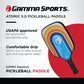 GAMMA Pickleball Paddles, Quantum Series, Micron 5.0, Neutron 5.0, Voltage 5.0, Atomic 5.0, USAPA Approved, Graphite Pickleball Paddle, Polypropylene Core, Honeycomb Grip, Great Feel, More Control