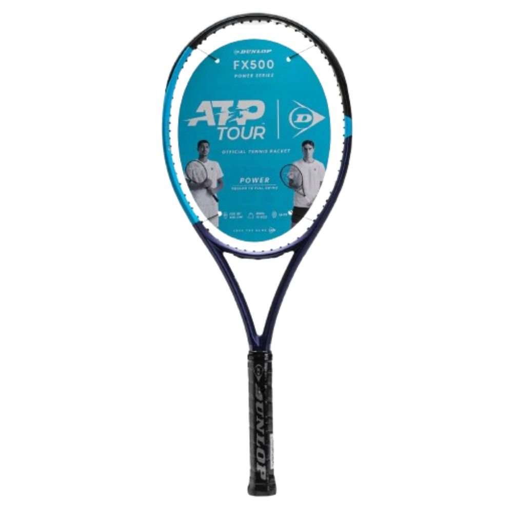 Dunlop Sports FX500 Unstrung Tennis Racket, 2026, Blue/Black