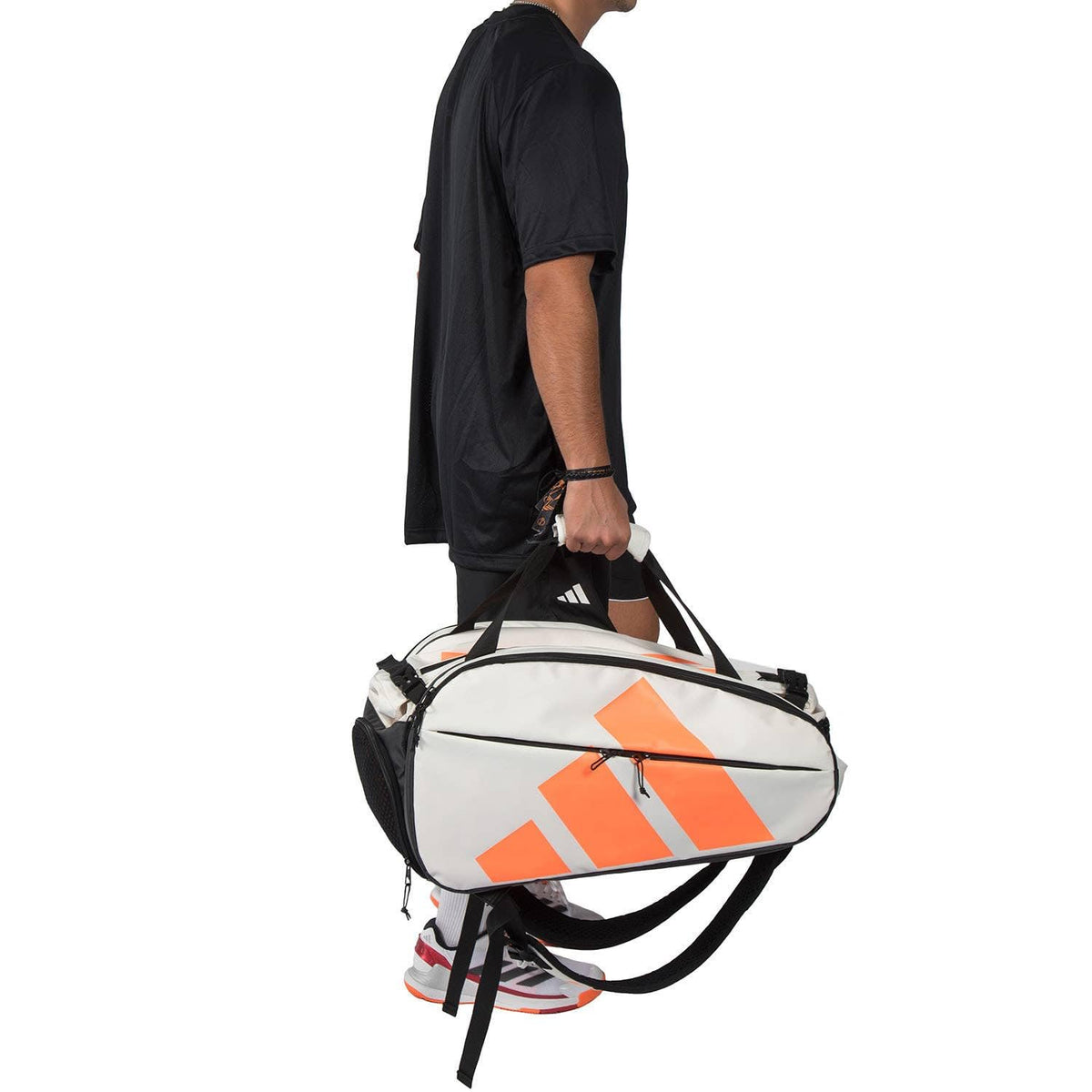 adidas Racket Bag MULTIGAME Off White - Multi-Sport Tennis Bag with Thermal Insulation
