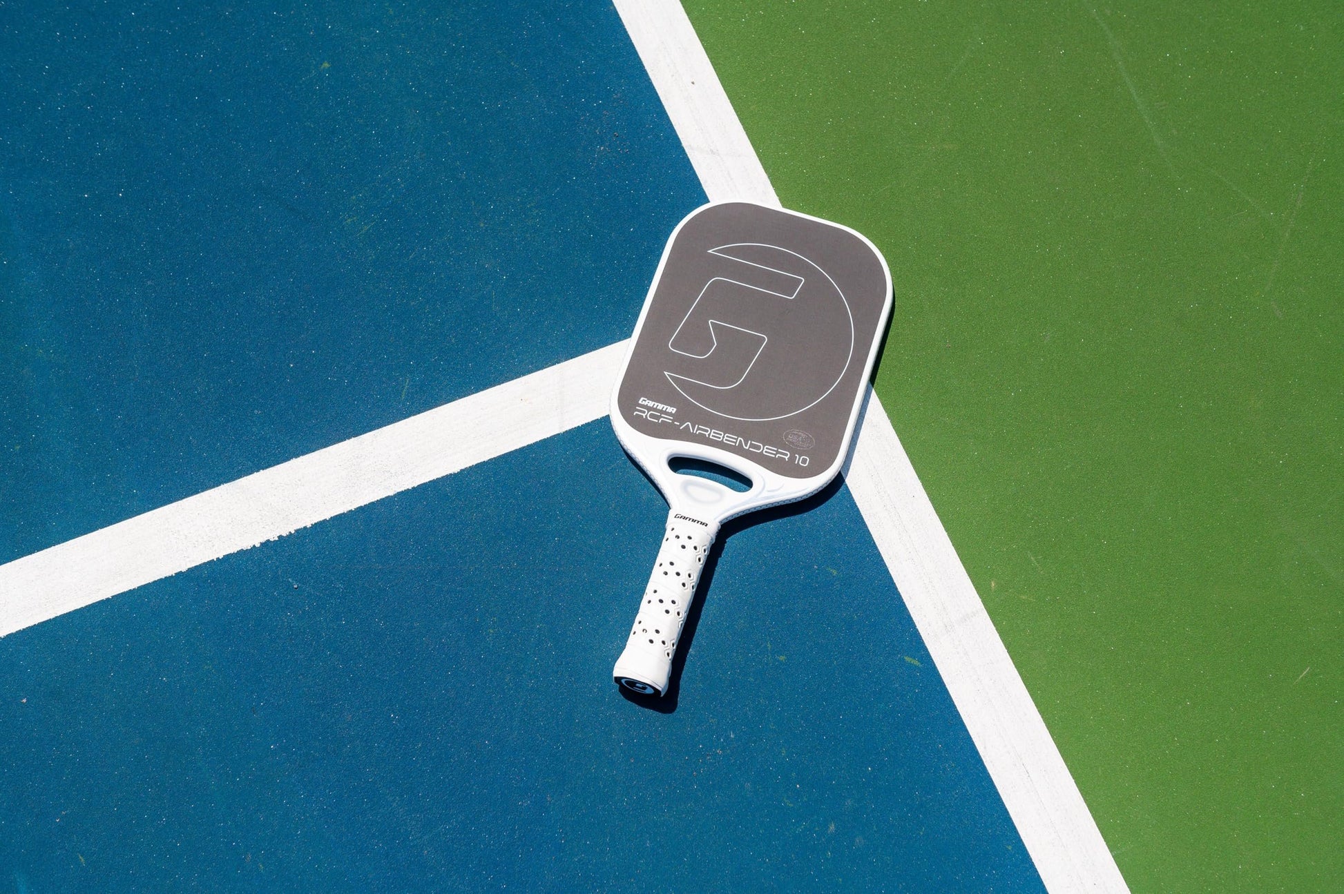 GAMMA Airbender Carbon Fiber Pickleball Paddle with Customizable Handle Weight System and Aerodynamic Open Throat with Shock Absorbing Gel Insert