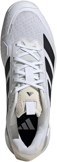 adidas Men's  Adizero Ubersonic 5 Tennis Shoe,  White Black