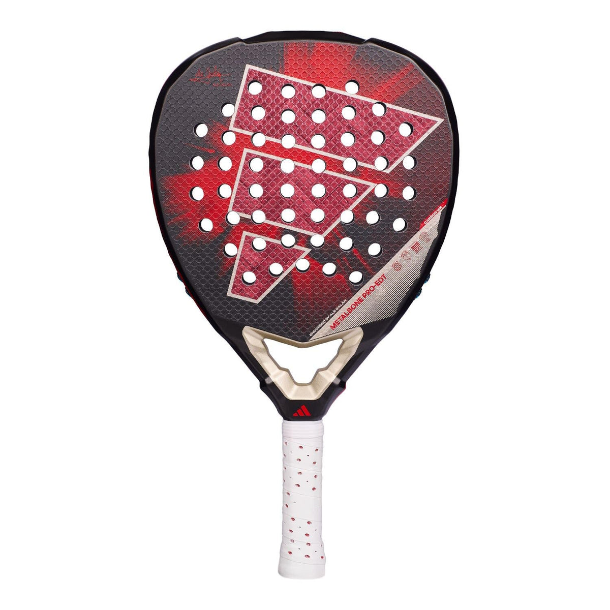 adidas Metalbone Pro EDT 2026 Ale Galán Padel Racquet, Diamond Shape, Soft Performance EVA Rubber, Aluminized Carbon Fiber 16K