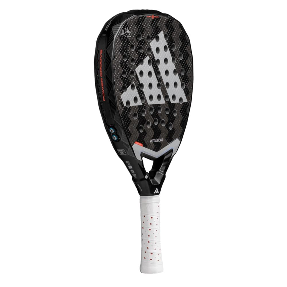 adidas Metalbone 3.4 Racket Ale Galán - Black, Diamond Shape, EVA Soft Performance Foam, aluminized Carbon 16K