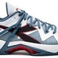 Diadora Men's  B.ICON 2 Clay Tennis Shoe, White/Oceanview/Salsa